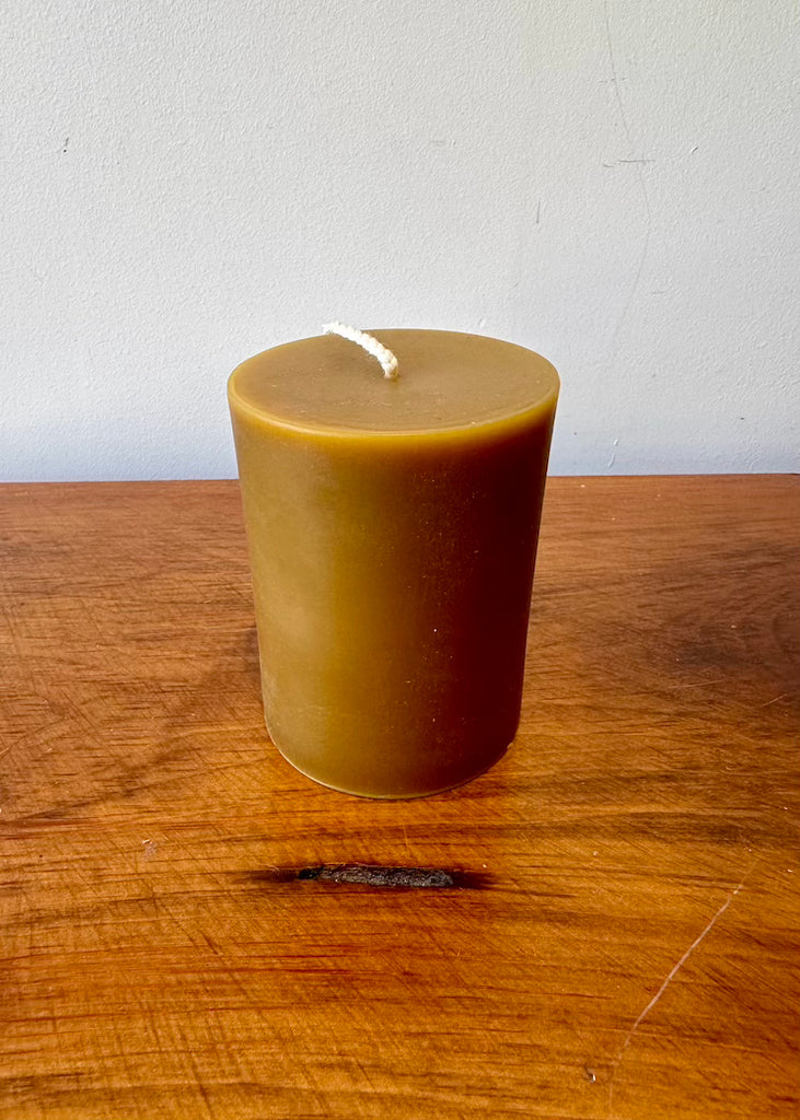 Greentree Home | Small Standard Pillar Burnt Amber