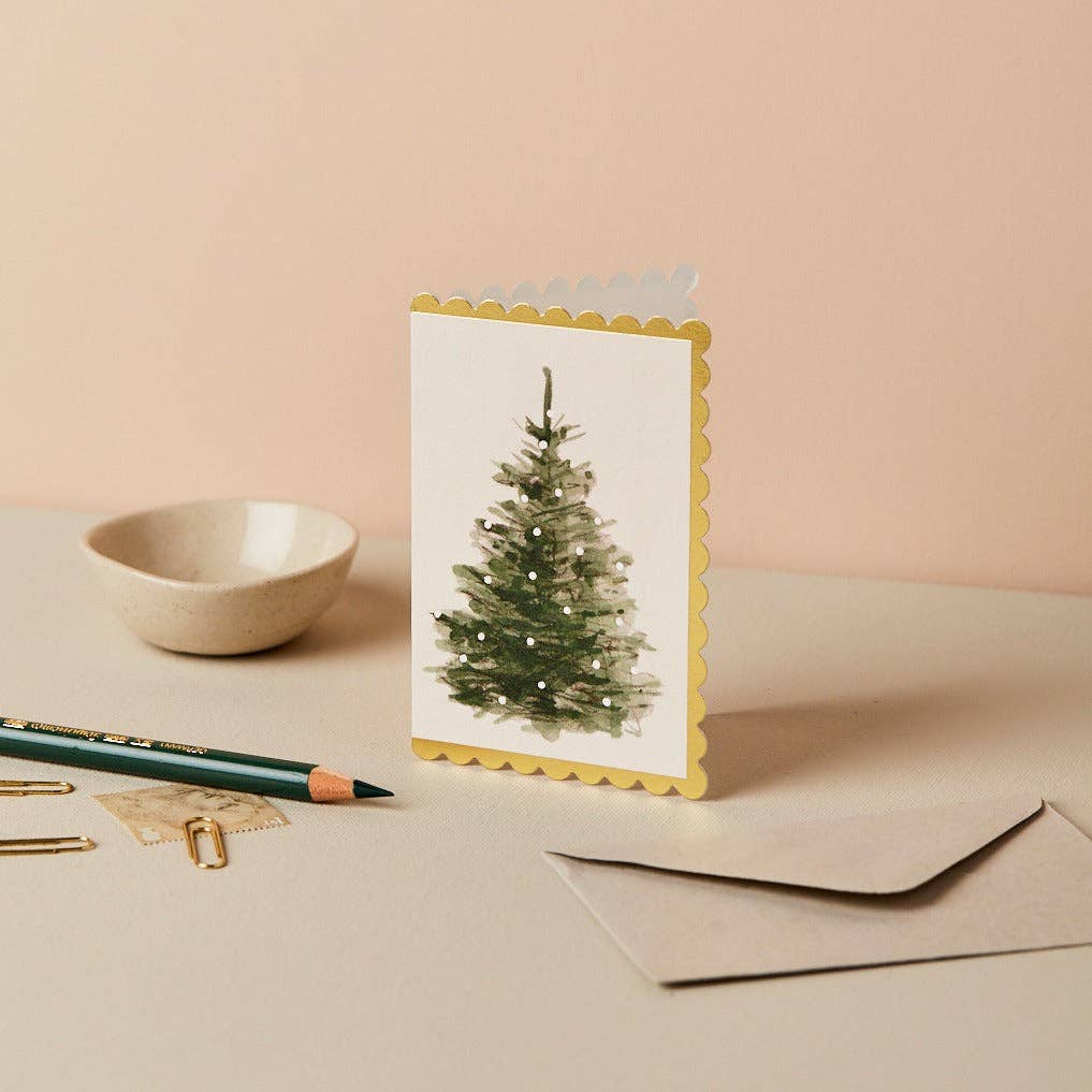 Wanderlust Paper Co | Christmas Tree Mini Card