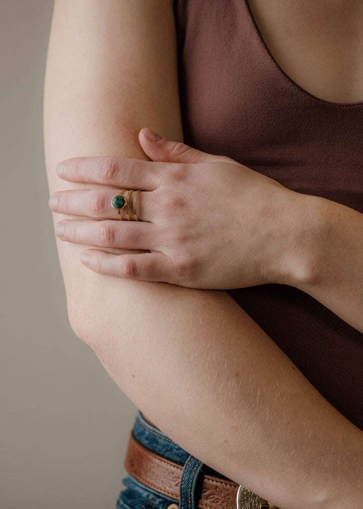 commonform | Strata Ring | Turquoise