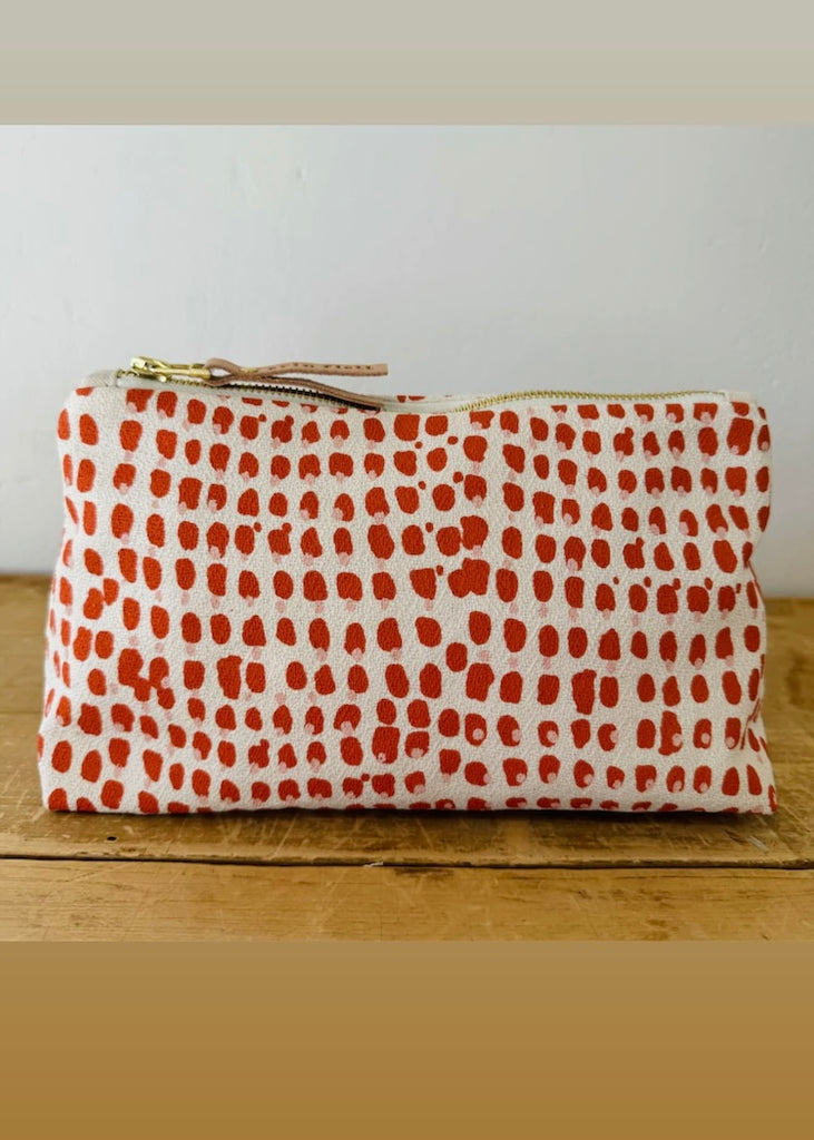 Erin Flett | Laura Bag | Orange Double Dot