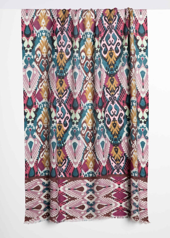 Kinross | Oceana Ikat Print Scarf