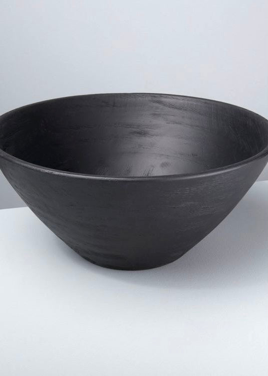 Black Mango Wood Bowl