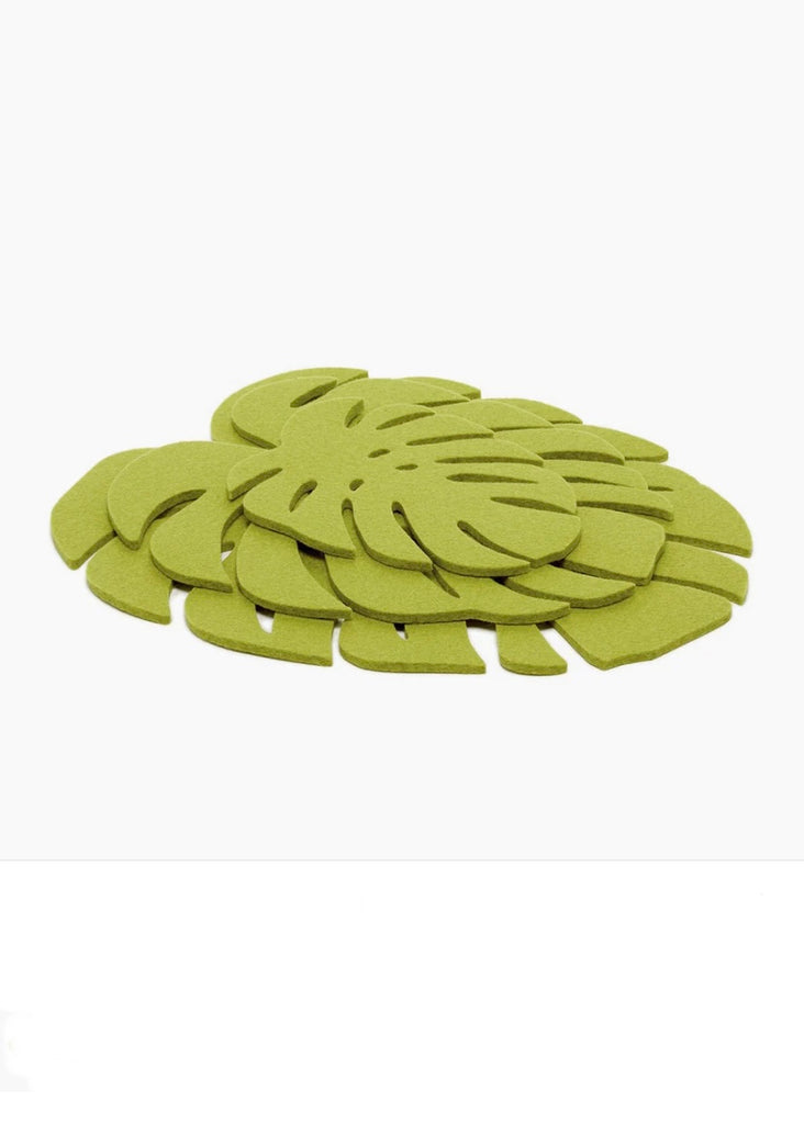 graf lantz | Monstera Leaf Trivet - Pistachio