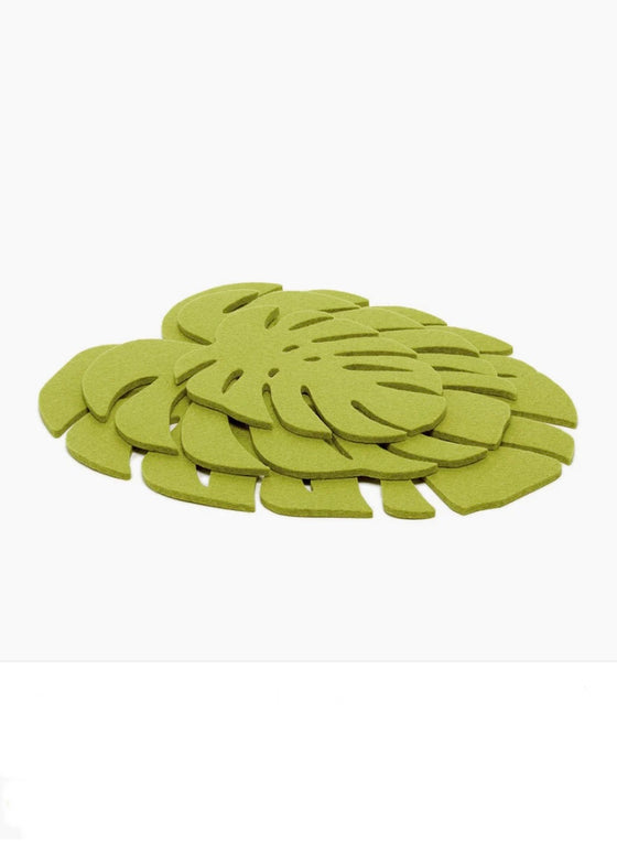 graf lantz | Monstera Leaf Trivet - Pistachio