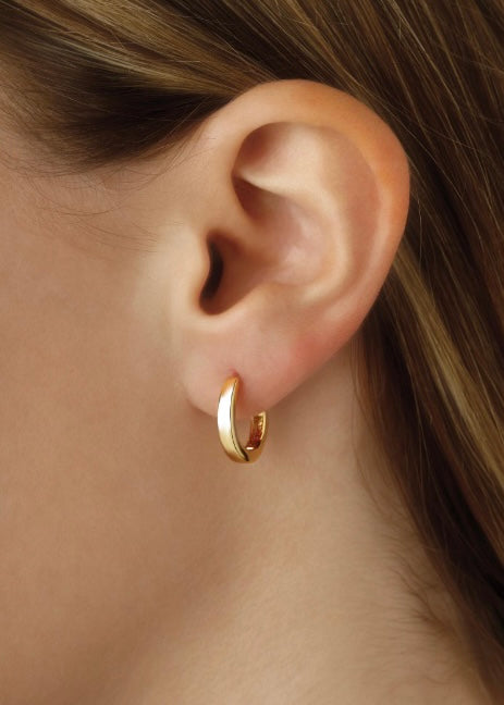 Carla Corp | 14k Medium Hinged Hoop