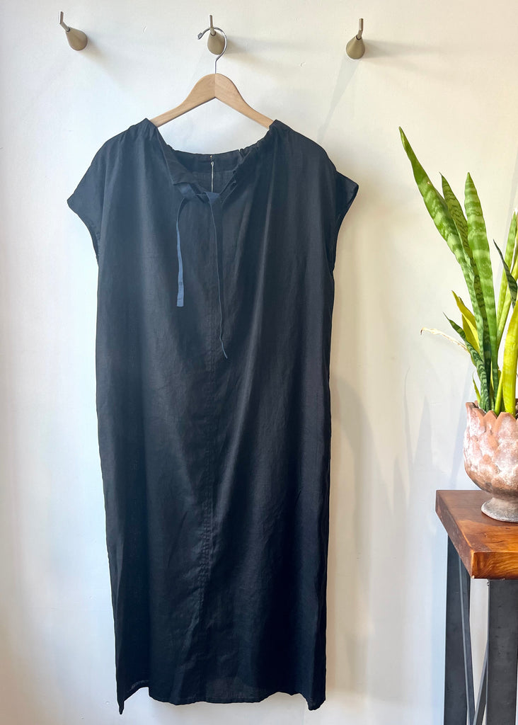 Fog Linen Work | Emelyn Dress | Black