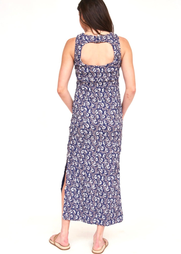 Mirth | Shoreditch Smocked Tank Dress | Lapis Shell