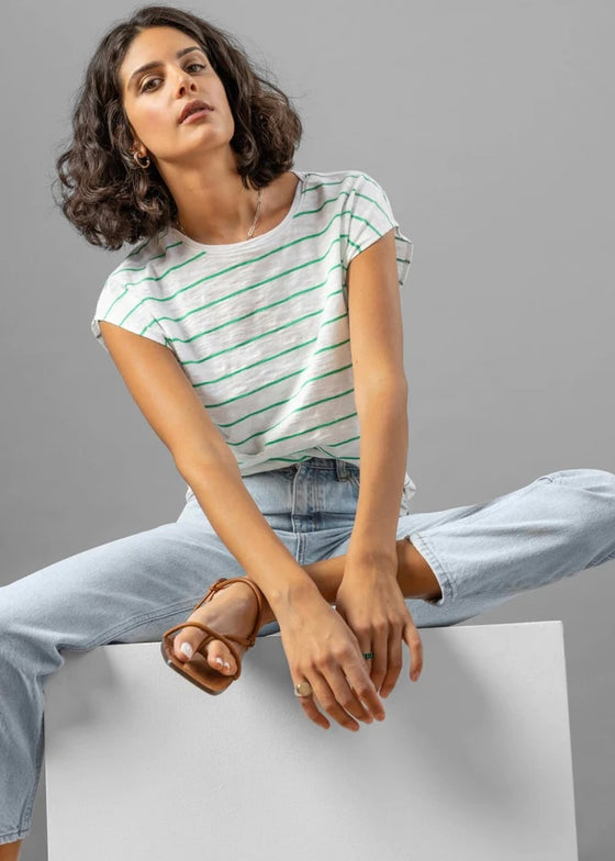 Lilla P | Striped Wedge Tee