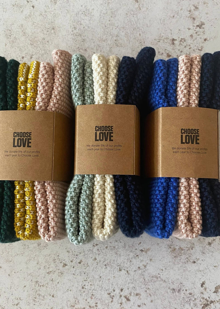 Sophie Home | Cotton Knit Dishcloths - Mint Mix
