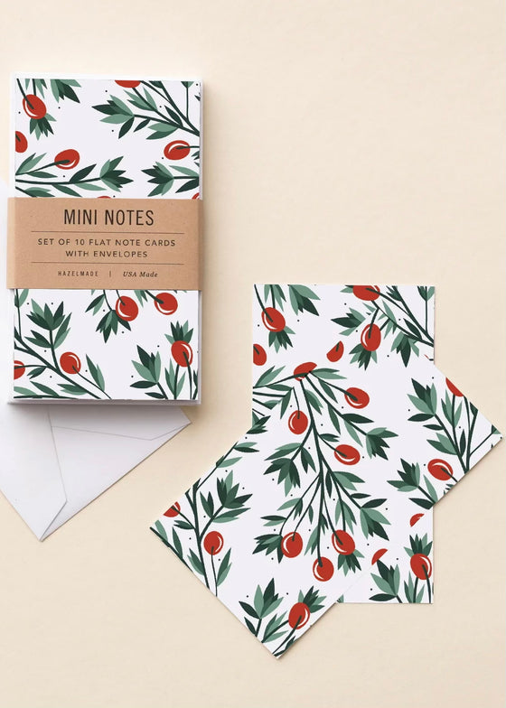 Hazelmade |  Little Notes Holly Holiday