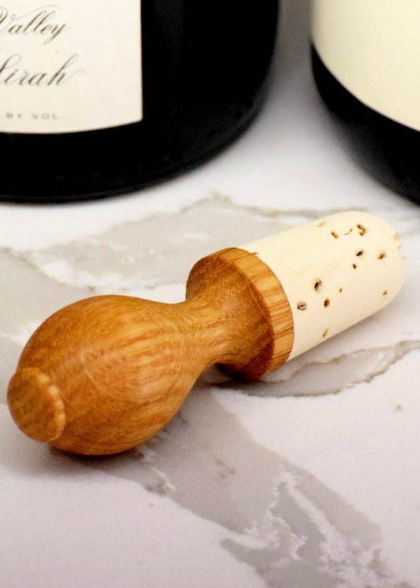 Oak Wine Stopper