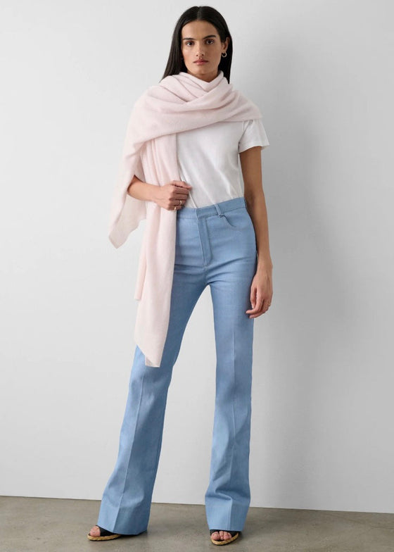 White + Warren | Cashmere Travel Wrap - Soft Pink