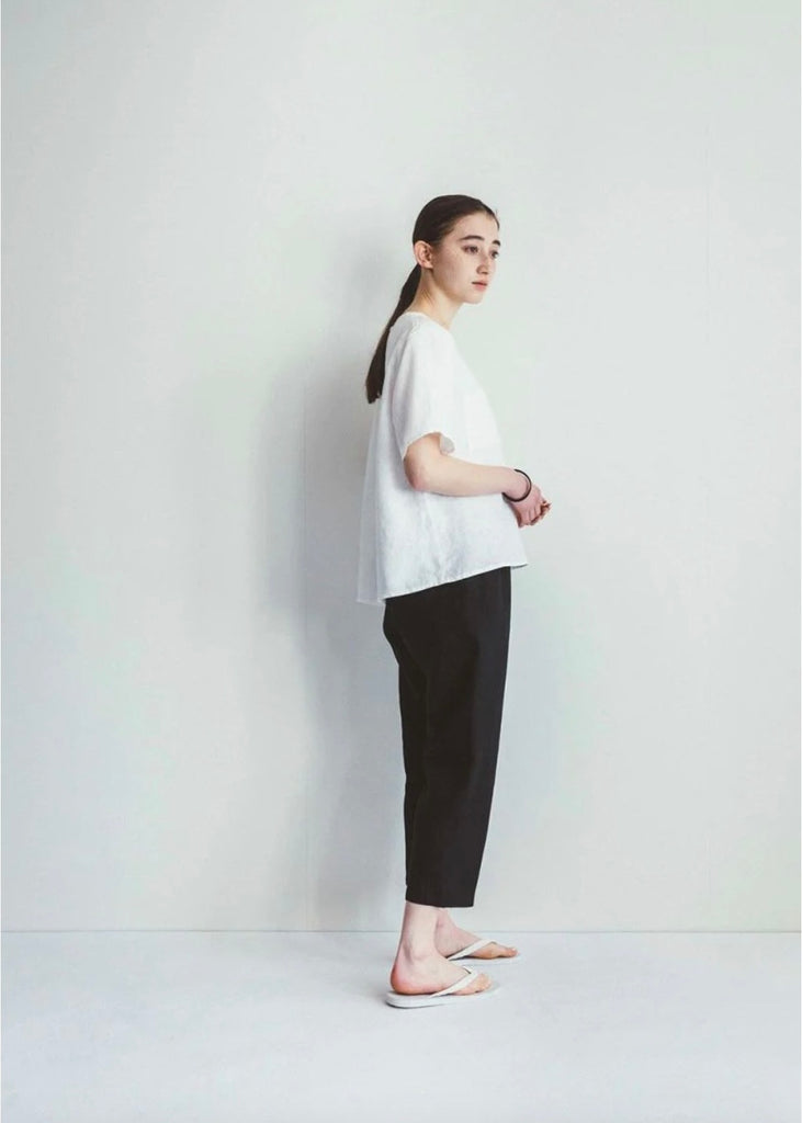 Fog Linen Work | Eliana Pant | Black