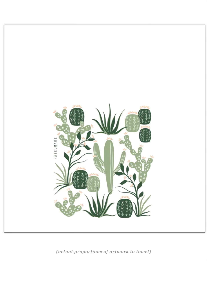 Hazelmade | Cactus Tea Towel