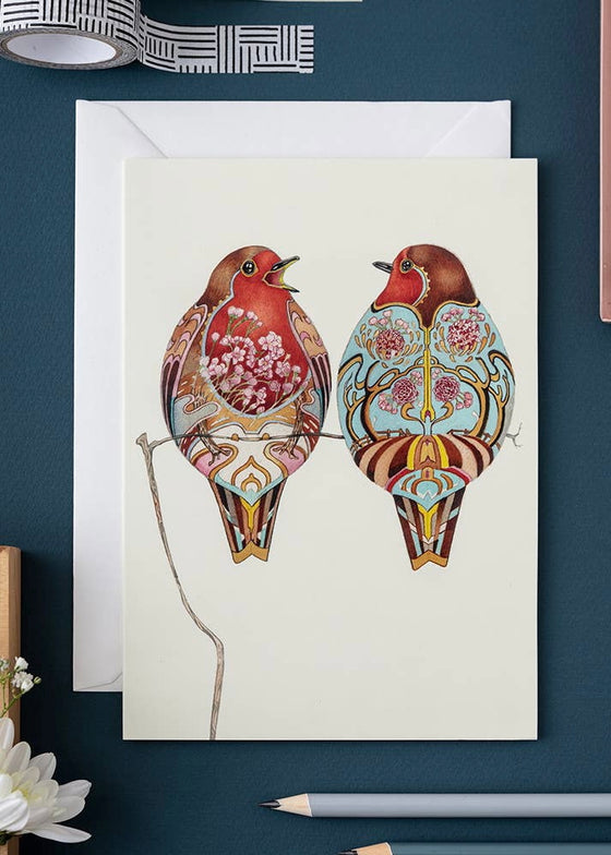 The DM Collection | Two Robins Card