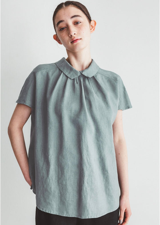 Fog Linen Work | Asha Top | Lichen