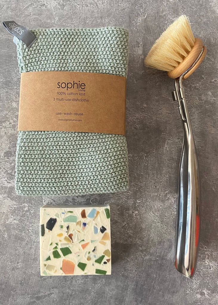 Sophie Home | Cotton Knit Dishcloths - Mint Mix