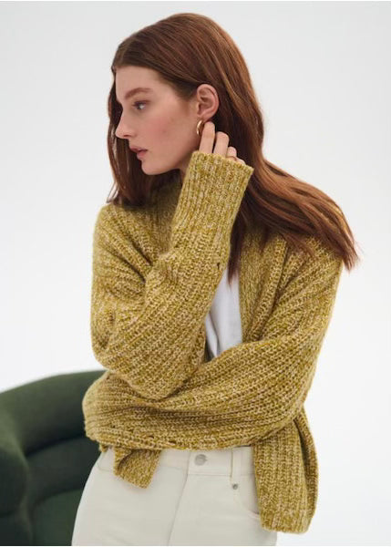 White + Warren | Cashmere Air Plush Ribbed Open Cardigan