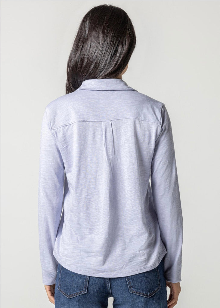 Lilla P | Long Sleeve Button Down Tee