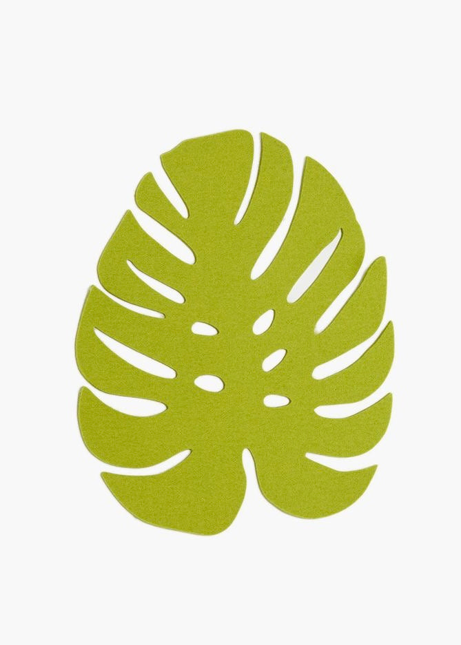 graf lantz | Monstera Leaf Trivet - Pistachio