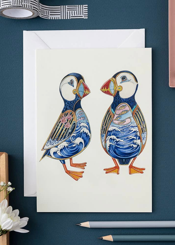 The DM Collection | Puffins Card