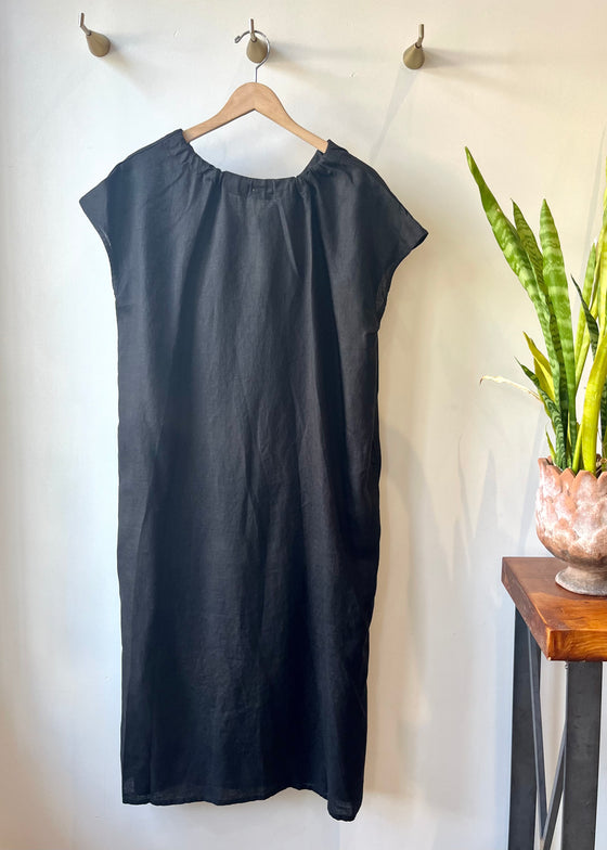 Fog Linen Work | Emelyn Dress | Black
