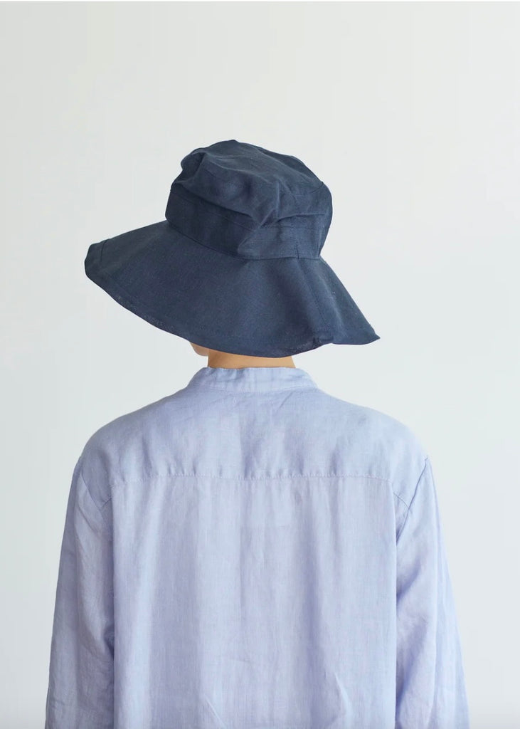 Fog Linen Work | Loge Linen Hat | Nuit