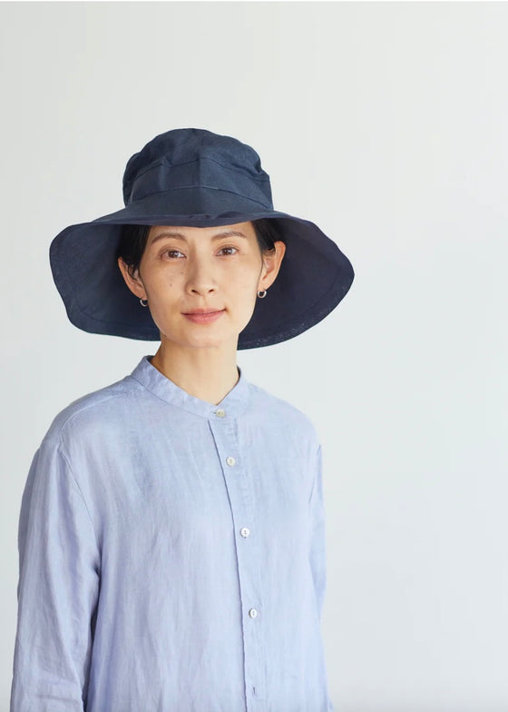 Fog Linen Work | Loge Linen Hat | Nuit