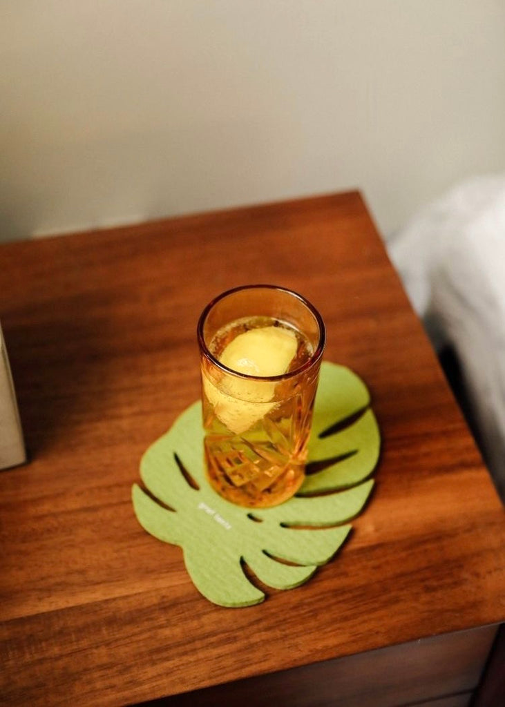graf lantz | Monstera Leaf Trivet - Pistachio