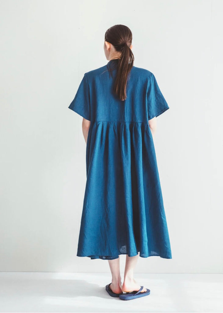 Fog Linen Work | Adal Dress | Peacock