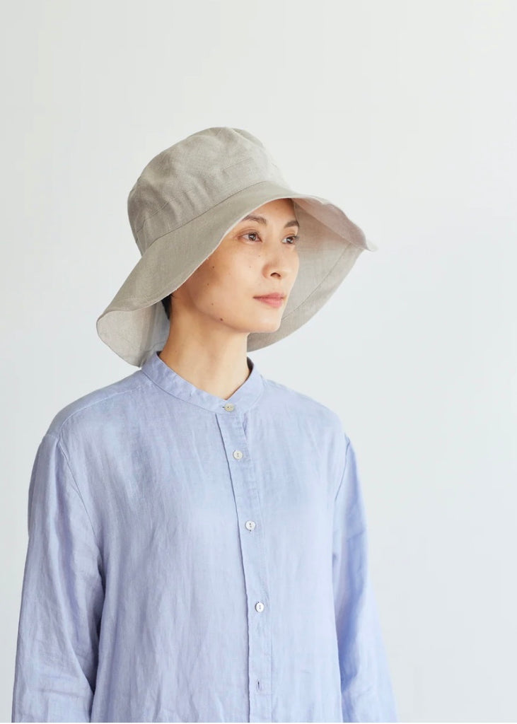 Fog Linen Work | Loge Linen Hat | Natural