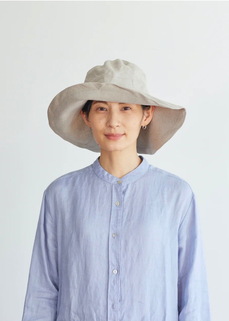 Fog Linen Work | Loge Linen Hat | Natural