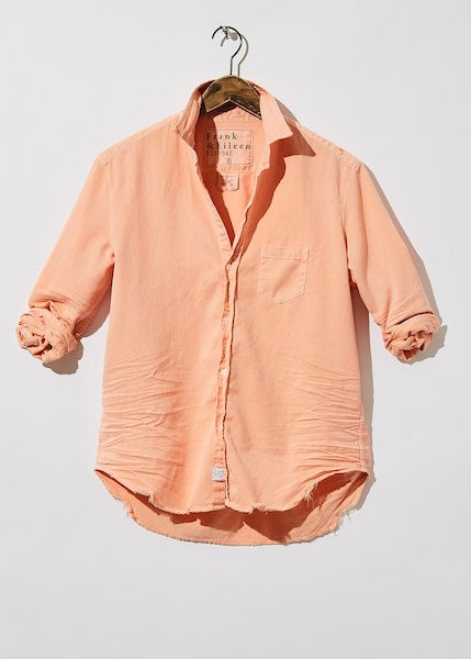Eileen Famous Denim Button-Up Shirt Creamsicle Denim