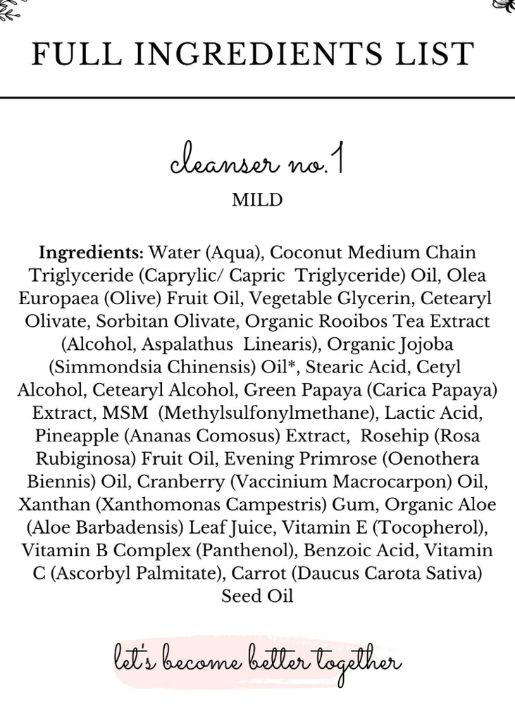 janegee | Cleanser No.1