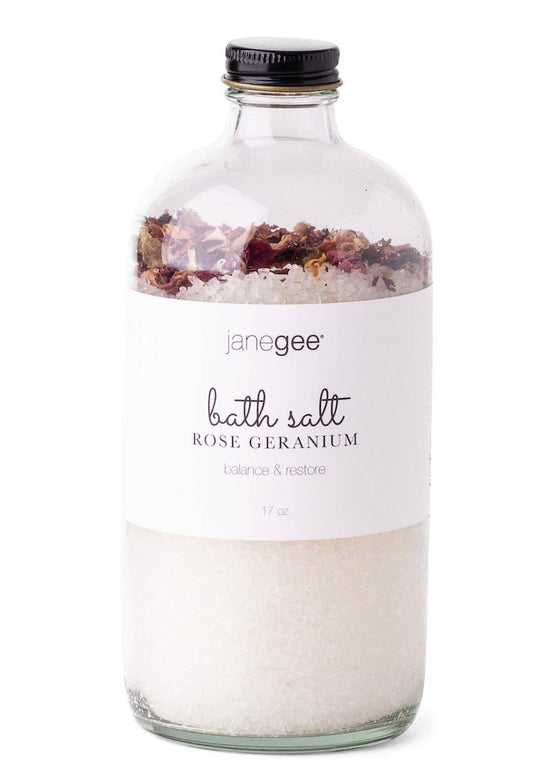 janegee | Rose Geranium Bath Salt