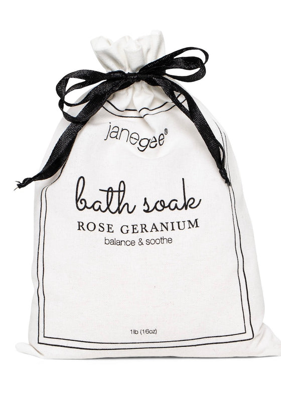 janegee | Rose Geranium Bath Soak