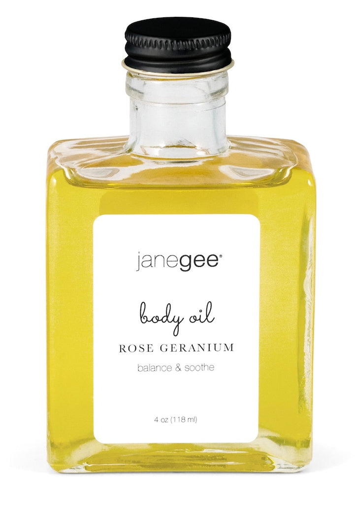 janegee | Rose Geranium Body Oil