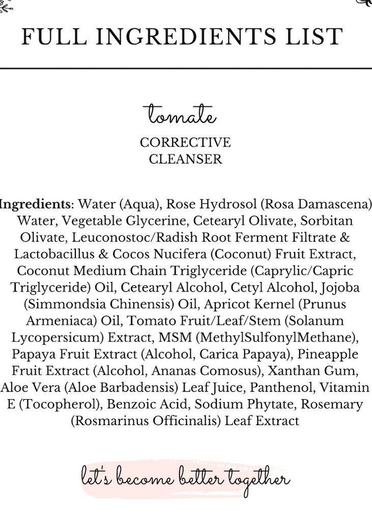 janegee | Tomate Cleanser
