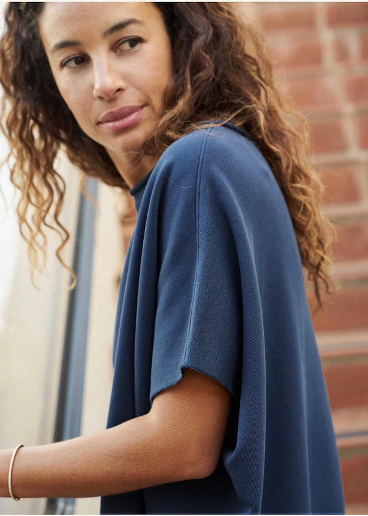 Frank & Eileen | Olive Original Capelet in Atlantic Blue