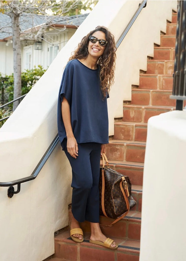 Frank & Eileen | Olive Original Capelet in Atlantic Blue