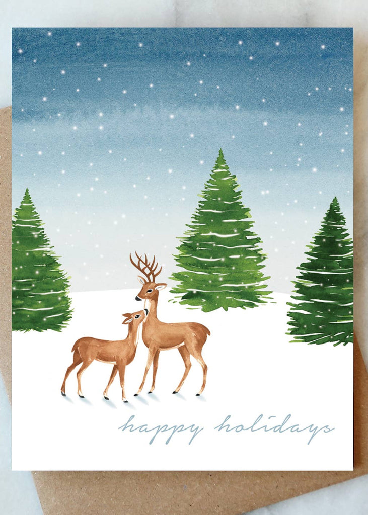 Abigail Jayne Design | Deer Holiday Greeting Card
