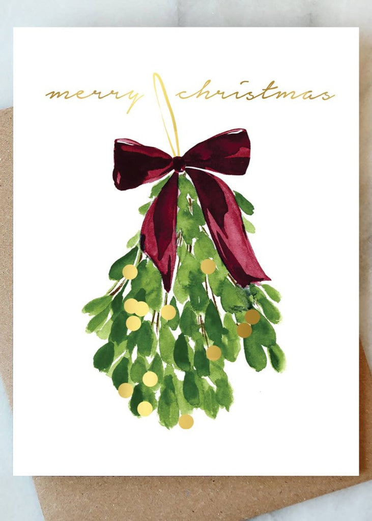 Abigail Jayne Design | Mistletoe Christmas Card