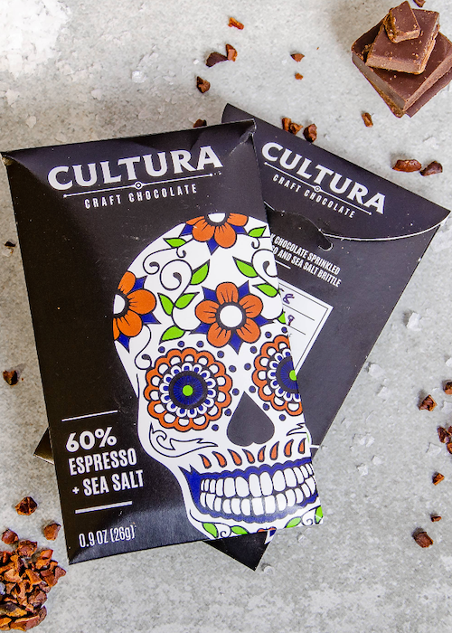 Cultura Craft Chocolate | 60% Espresso + Sea Salt Bar