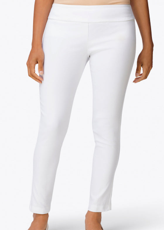 Elliott Lauren | Classic Pant Pull-On Ankle Pant | White