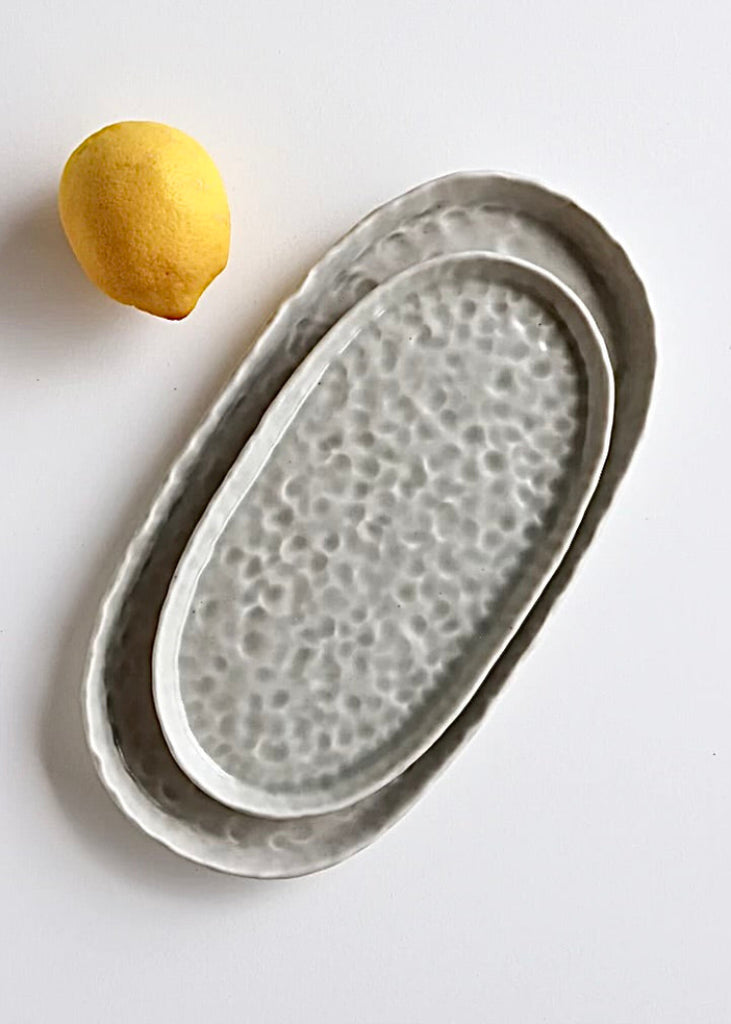 Elizabeth Benotti | Medium Pinched Plate | Seafoam