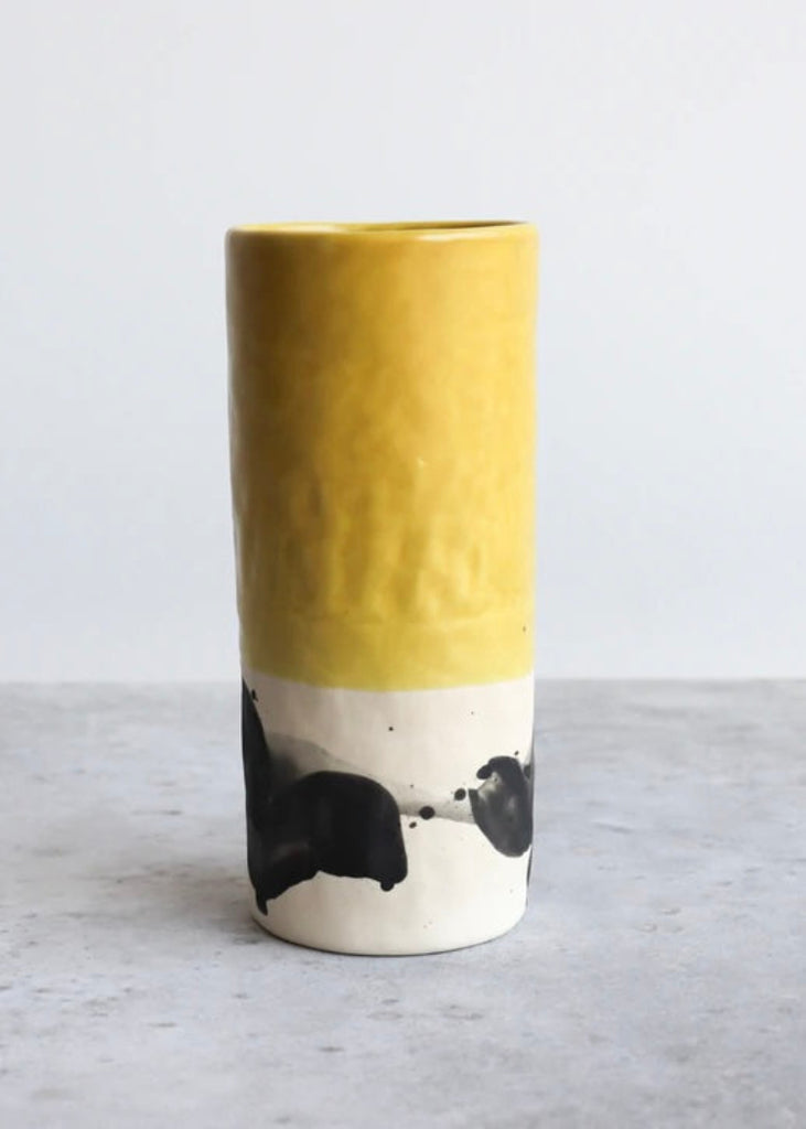 Elizabeth Benotti | Pinched Splatter Tumbler | Daybreak