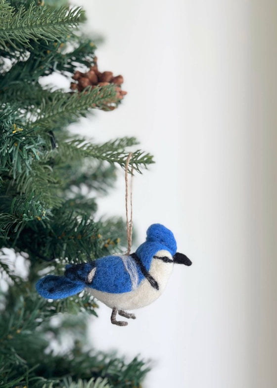 Felt Ornament | Blue Jay