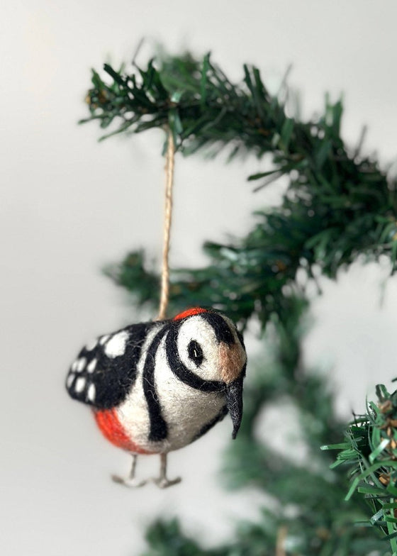 Felt Ornament | Woodpecker