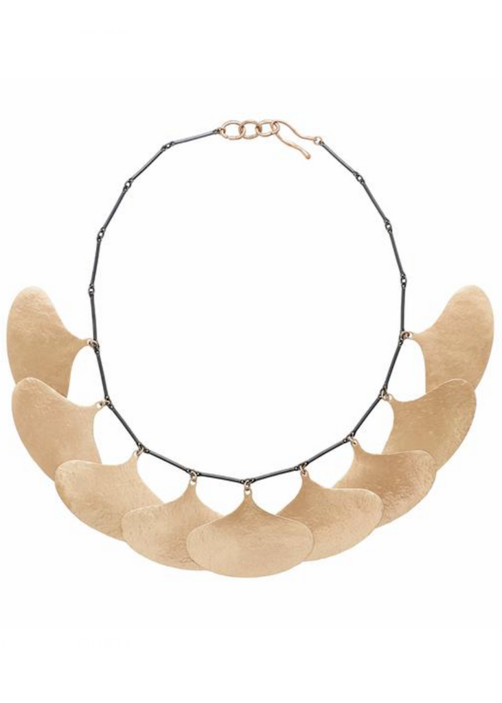 Julie Cohn | Hammer Bronze Ginkgo Necklace