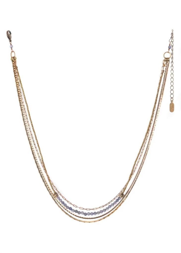 Hailey Gerrits | Odina Necklace | Iolite